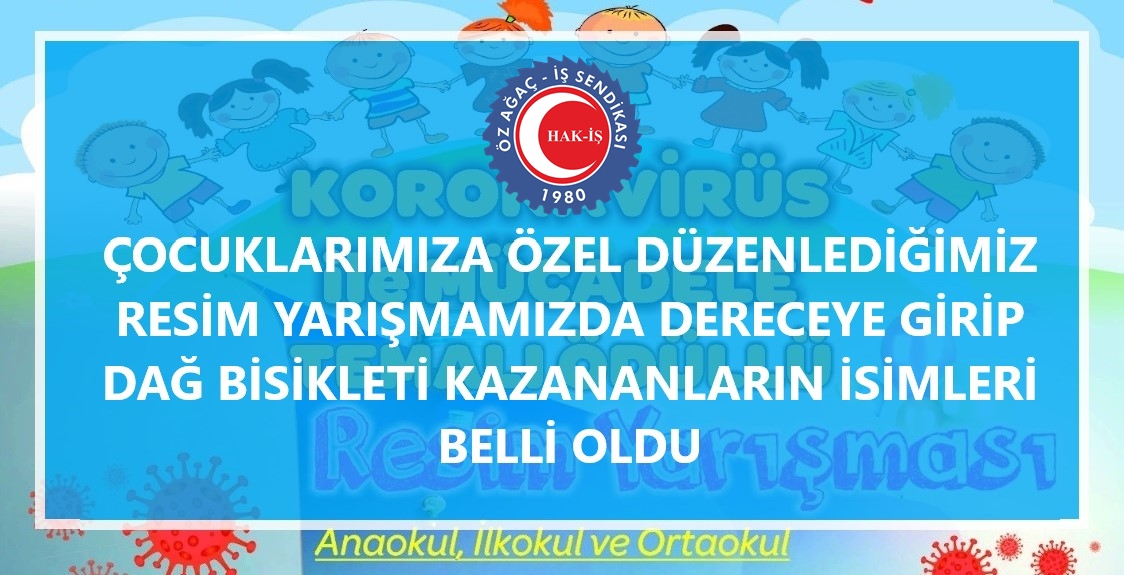 Büyük Ödüllü Resim Yarışmamızın Sonuçları Açıklandı.