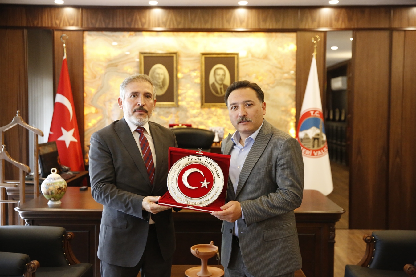 Genel Başkanımız Av. Tuncay Dolu, Kayseri Valisi Çiçek'i Ziyaret Etti