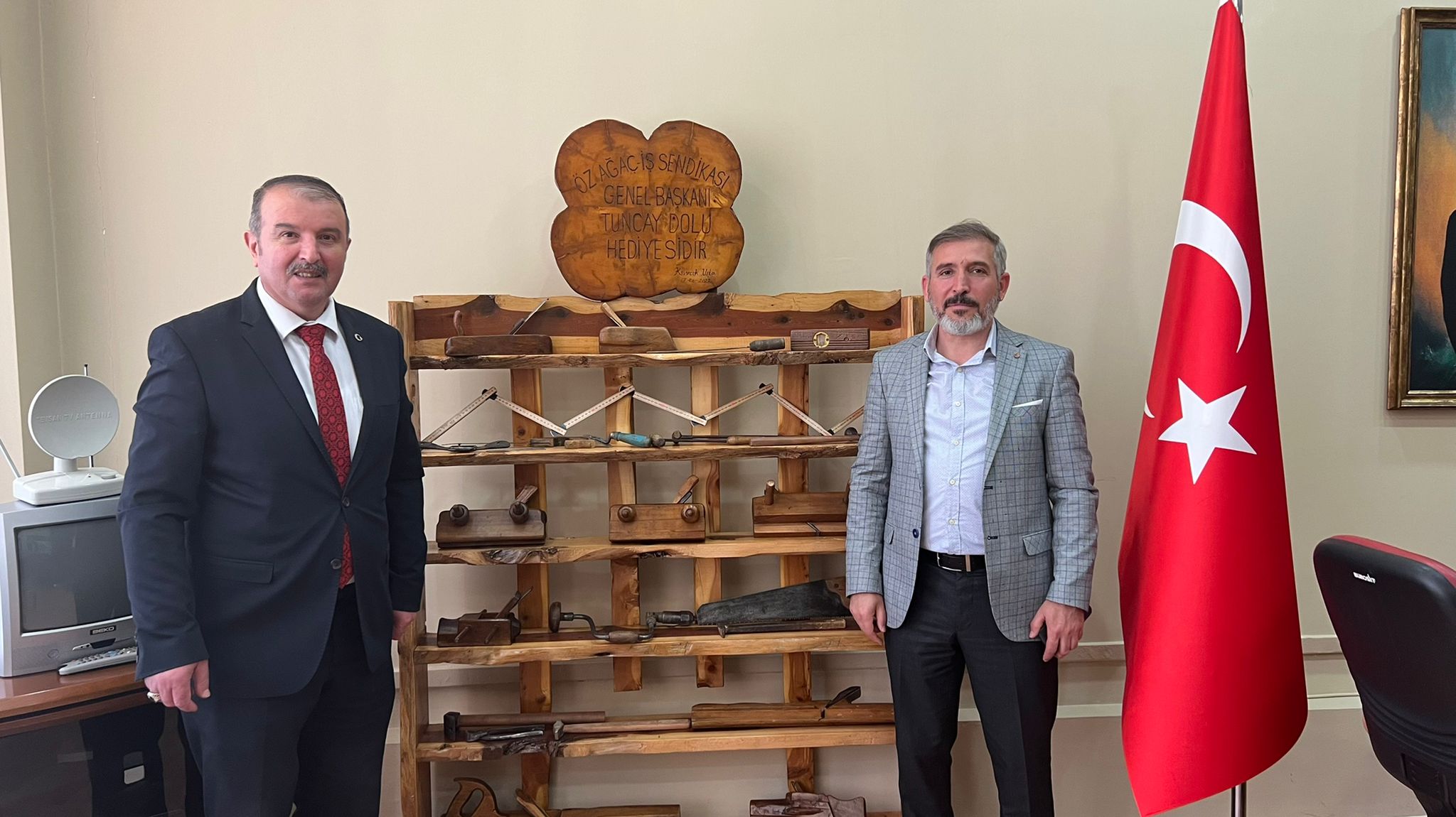 Genel Başkanımız DOLU, ANKAMOB Başkanı TAKLACI'yı Ziyaret Etti