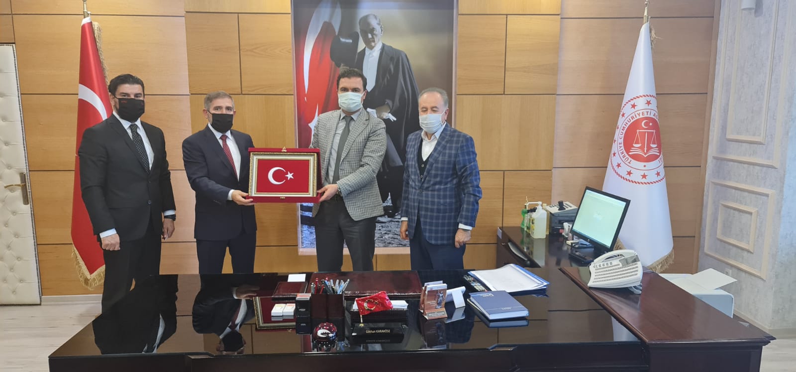 Genel Başkanımız Dolu, Ankara Batı Adliyesi Başsavcısı Gökhan Karaköse'yi Ziyaret Etti