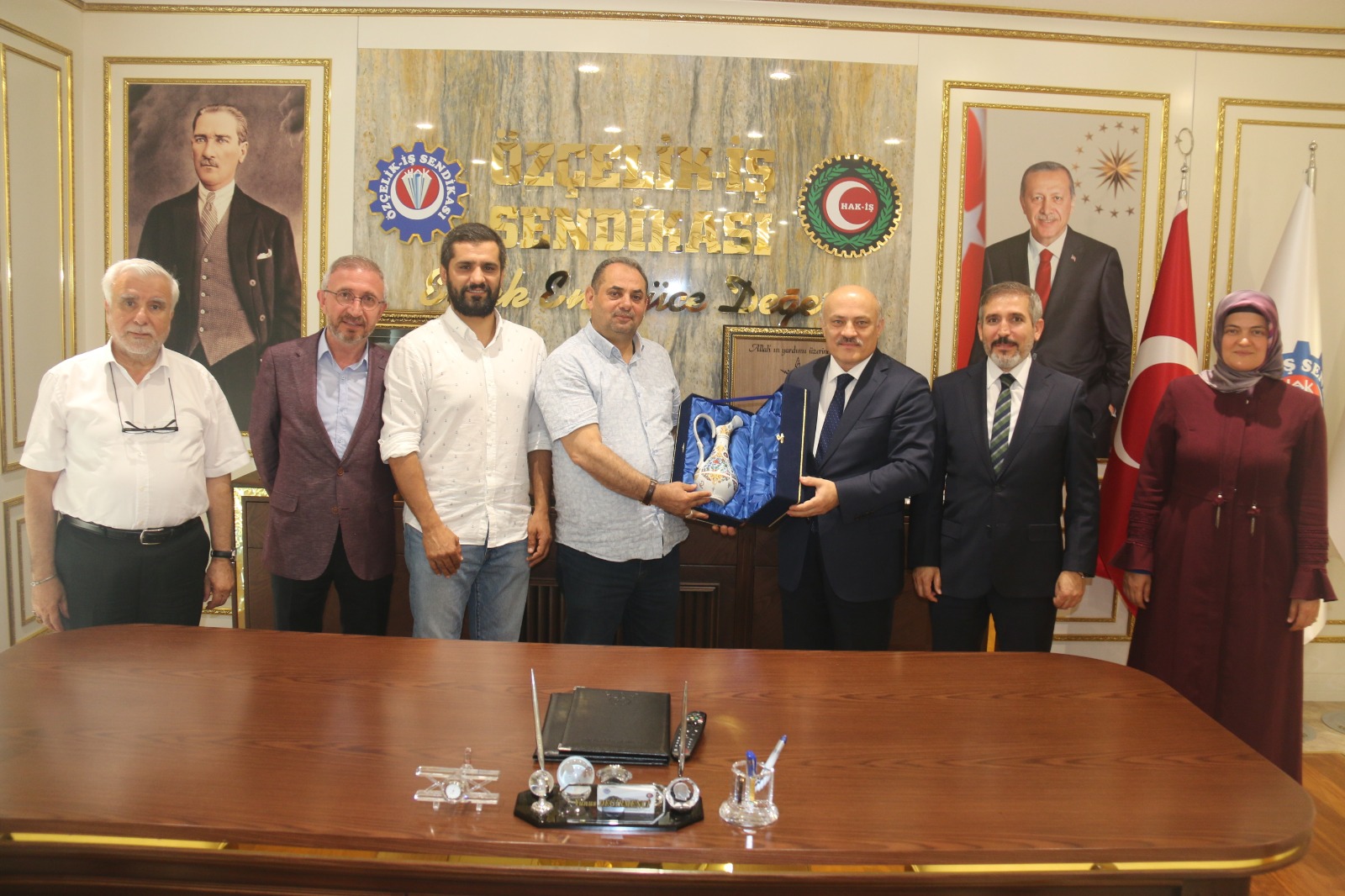 Genel Başkanımız Dolu'dan Öz Çelik İş Genel Başkanına Ziyaret