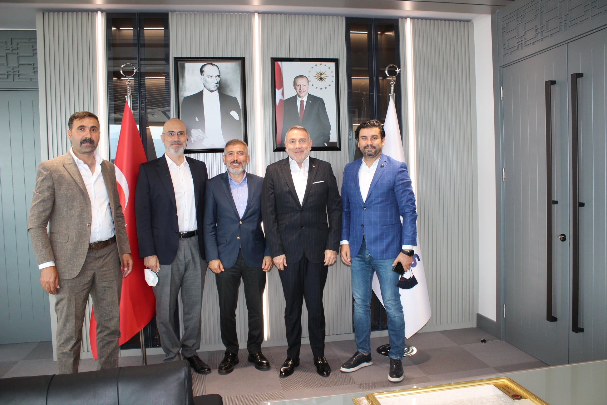 Genel Başkanımız Dolu, Erciyes Anadolu Holding CEO'su Ertekin'i Ziyaret Etti