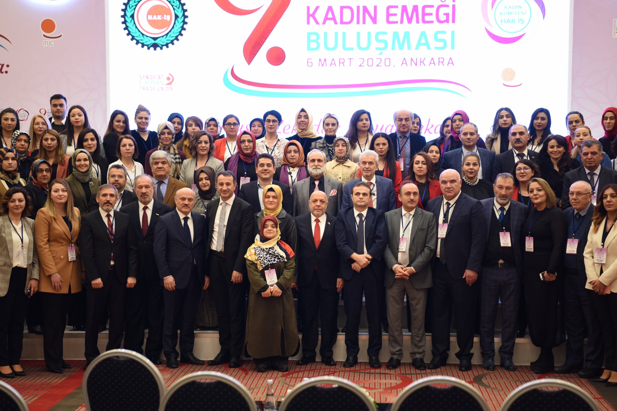 Genel Başkanımız Dolu, Hak-İş 9. Uluslararası Kadın Emeği Programına Katıldı