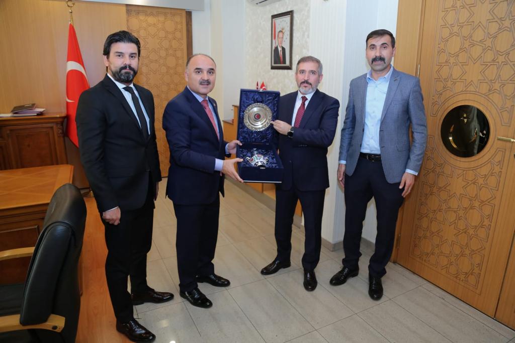 Genel Başkanımız Dolu, Kayseri Valisi Şehmus Günaydın'ı Ziyaret Etti