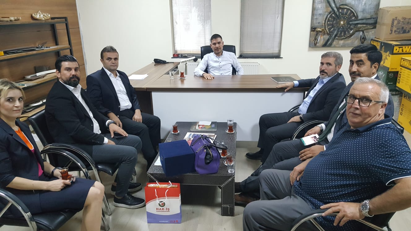 Genel Başkanımız Dolu, Ergül Mobilya Yönetimini Ziyaret Etti