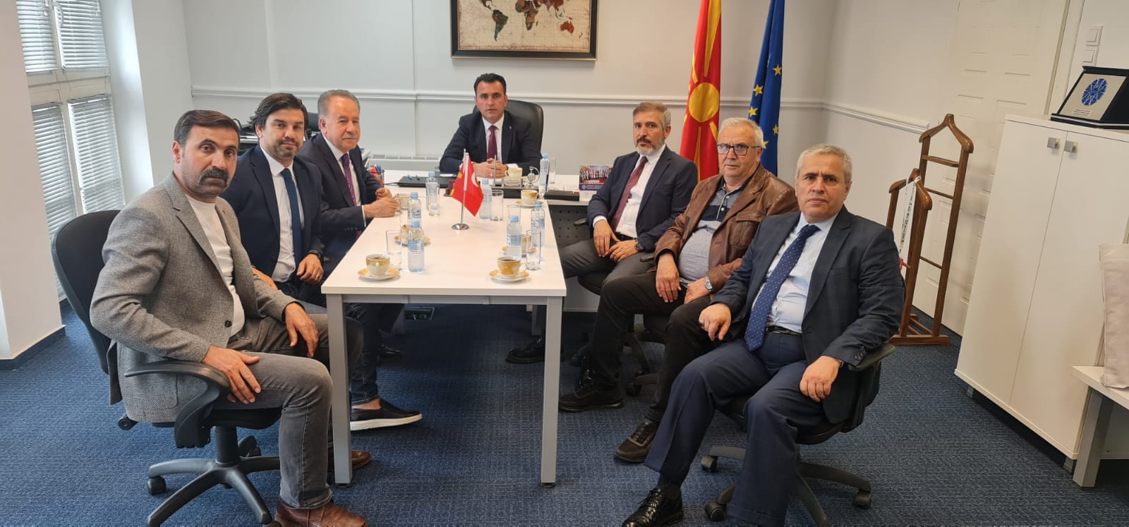 Genel Başkanımız Dolu, Makedonya'da Temaslarda Bulundu