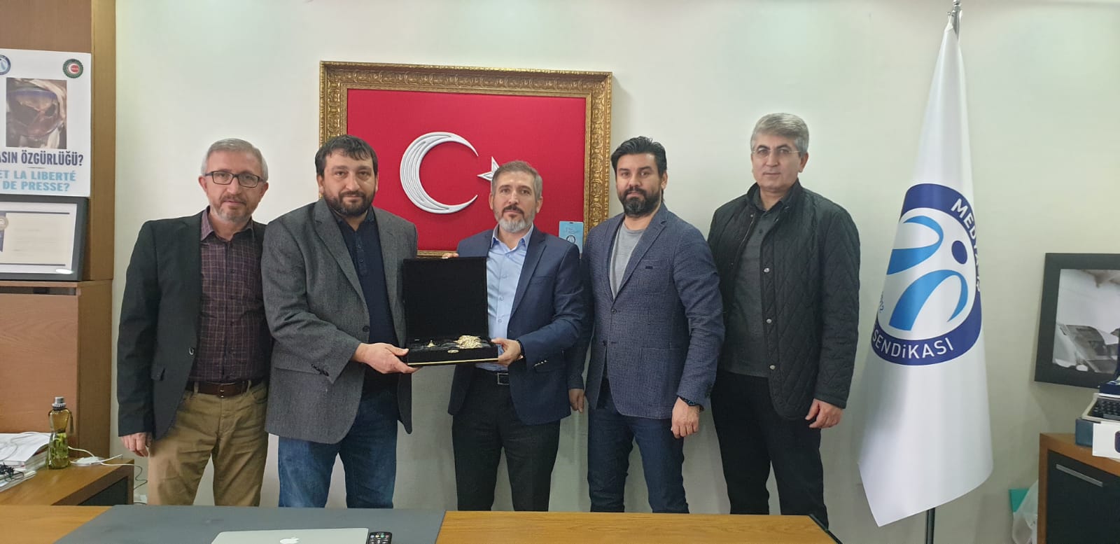 Genel Başkanımız DOLU, Medya İş Genel Başkanı BALLI'yı Ziyaret Etti