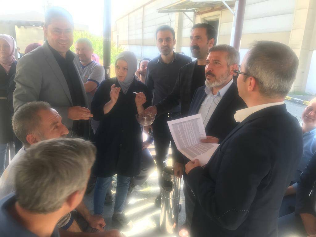 Genel Başkanımız Dolu, Sakarya İstikbal Fabrikamızı Ziyaret Etti
