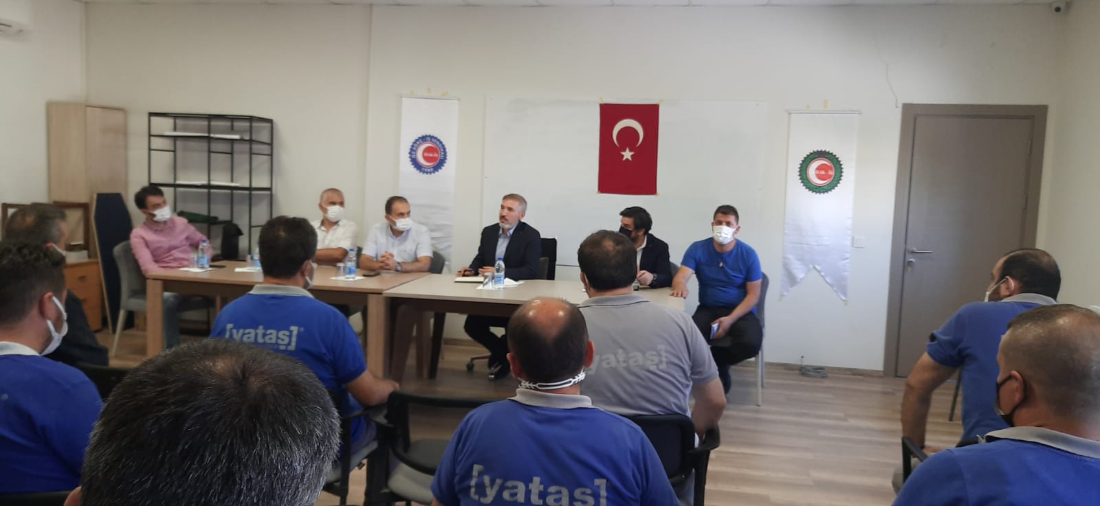 Genel Başkanımız Dolu, YATAŞ Endüstriyel İlişkiler Toplantımıza Katıldı