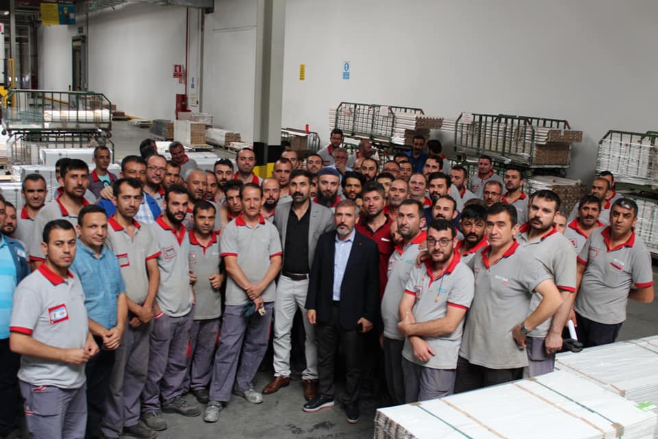 Genel Başkanımız ve Yönetim Kurulumuz BOYTAŞ/BELLONA Fabrikamızı Ziyaret Etti