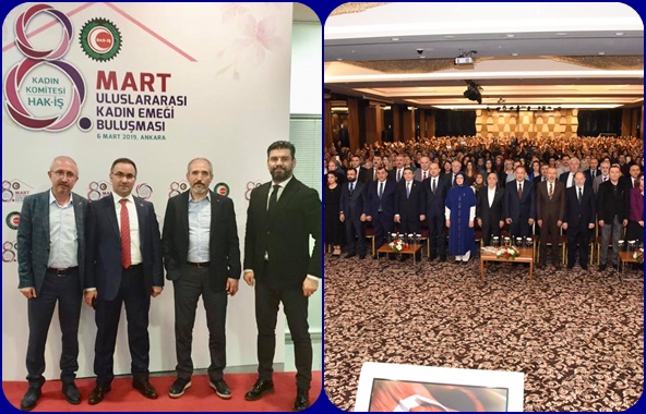 HAK İŞ in Kadın Emeği Buluşması Etkinliğine Katıldık