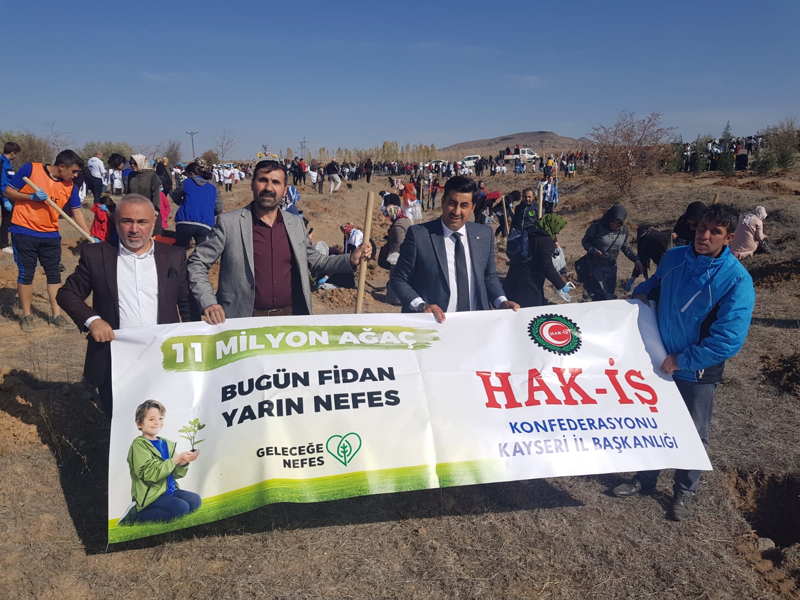 Kayseri İl Başkanlığımızdan Ağaç Dikim Kampanyasına Destek