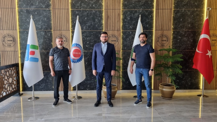 HAK-İŞ Gençlik Komitesi Başkanı Koçoğlu Genel Başkanımız Dolu'yu Ziyaret Etti 