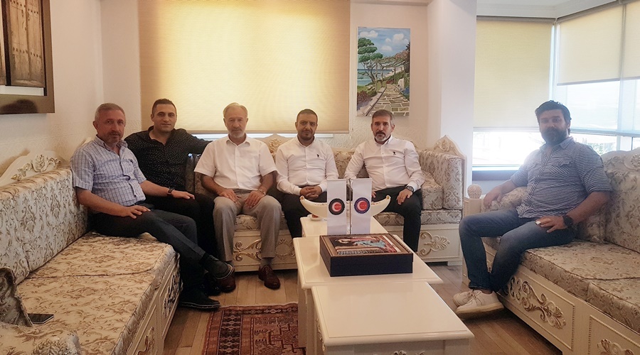 Öz Maden-İş'ten Sendikamıza Hayırlı Olsun Ziyareti