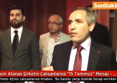 Öz Ağaç-İş Sendikasından Çalışanlarımıza 15 Temmuz Mesajı